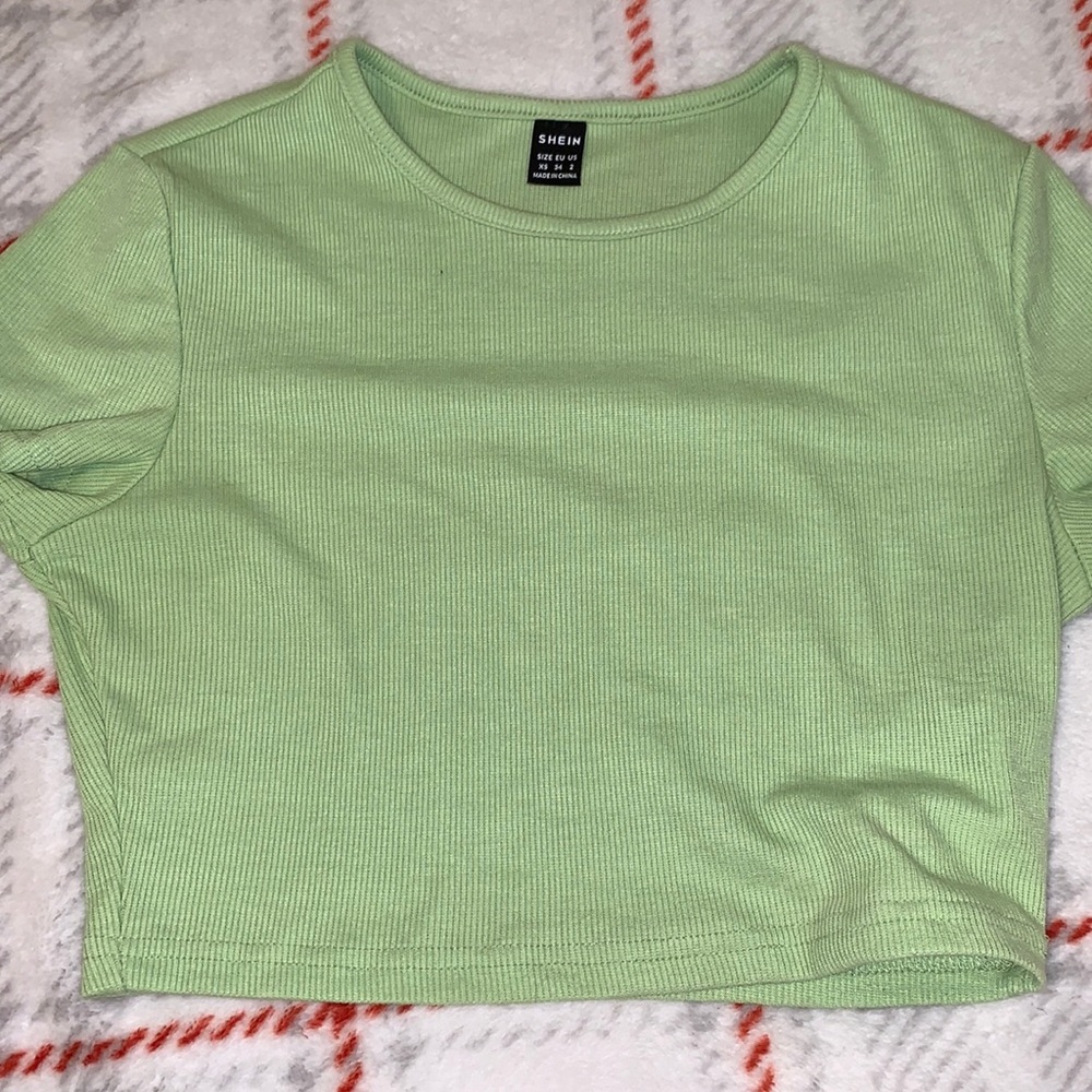 shein ribbed crop top
